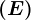 \left ( E \right )
