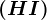 \left ( HI \right )