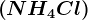 \left ( NH4Cl \right )
