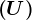 \left ( U \right )