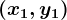 \left ( x1,y1 \right )