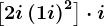 \left [ 2+i+\left ( 1+i \right )^2 \right ]\cdot i