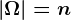 \left | \Omega \right |=n