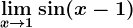 \limx--> 1\sin(x-1)