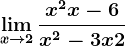 \limx--> 2\fracx^2+x-6x^2-3x+2