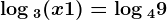 \log 3(x+1)=\log 49