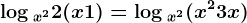 \log x^22(x+1)=\log x^2(x^2+3x)