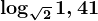 \log \sqrt21,41