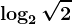 \log 2\sqrt2