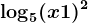 \log5(x+1)^2