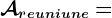 \mathcalAreuniune=