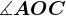 \measuredangle AOC