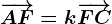\overrightarrowAF=k\overrightarrowFC