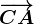 \overrightarrowCA