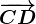 \overrightarrowCD