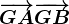 \overrightarrowGA+\overrightarrowGB