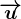 \overrightarrowu