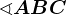 \sphericalangle ABC