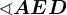 \sphericalangle AED