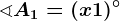 \sphericalangle A1=(x+1)^\circ