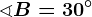 \sphericalangle B=30^\circ