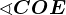 \sphericalangle COE