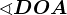 \sphericalangle DOA