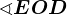 \sphericalangle EOD