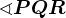 \sphericalangle PQR