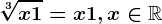\sqrt[3]x+1=x+1,x\in \mathbbR