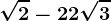\sqrt2-2+2\sqrt3