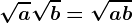 \sqrta+\sqrtb= \sqrta+b