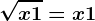 \sqrtx+1=x+1