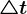 \triangle t