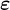 \varepsilon