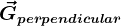 \vecGperpendicular