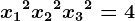 x1^2+x2^2+x3^2=4