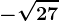 -\sqrt27