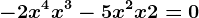-2x^4+x^3-5x^2+x+2=0