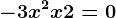 -3x^2+x+2=0