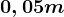 0,05m
