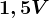 1,5V