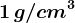 1 \, g/cm^3