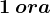 1 \: ora