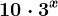 10\cdot 3^x
