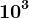 10^3