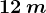 12 \: m