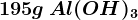195g \: Al(OH)3