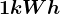 1kWh