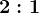 2:1